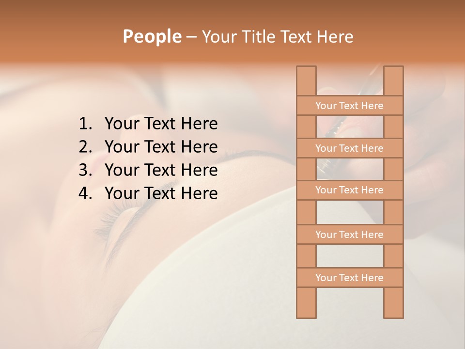 Pampering Female Beautician PowerPoint Template