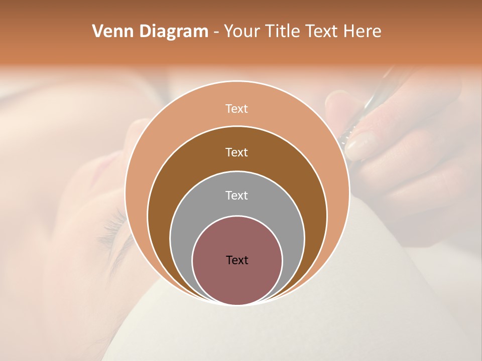 Pampering Female Beautician PowerPoint Template