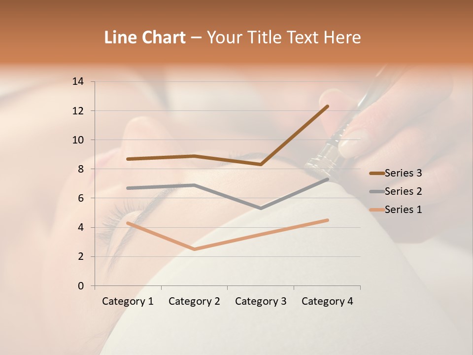Pampering Female Beautician PowerPoint Template