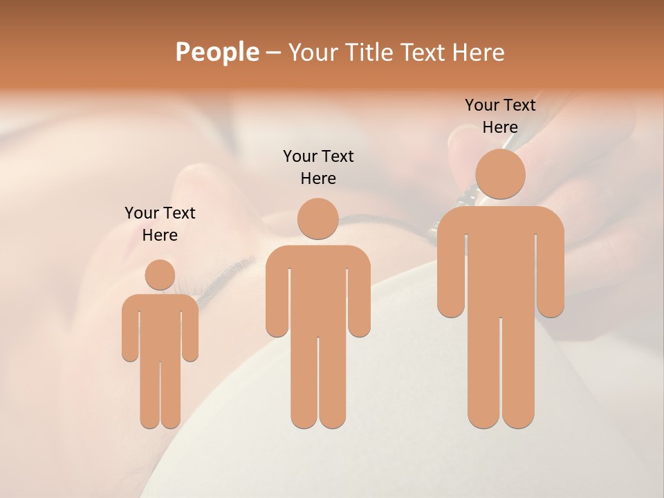 Pampering Female Beautician PowerPoint Template