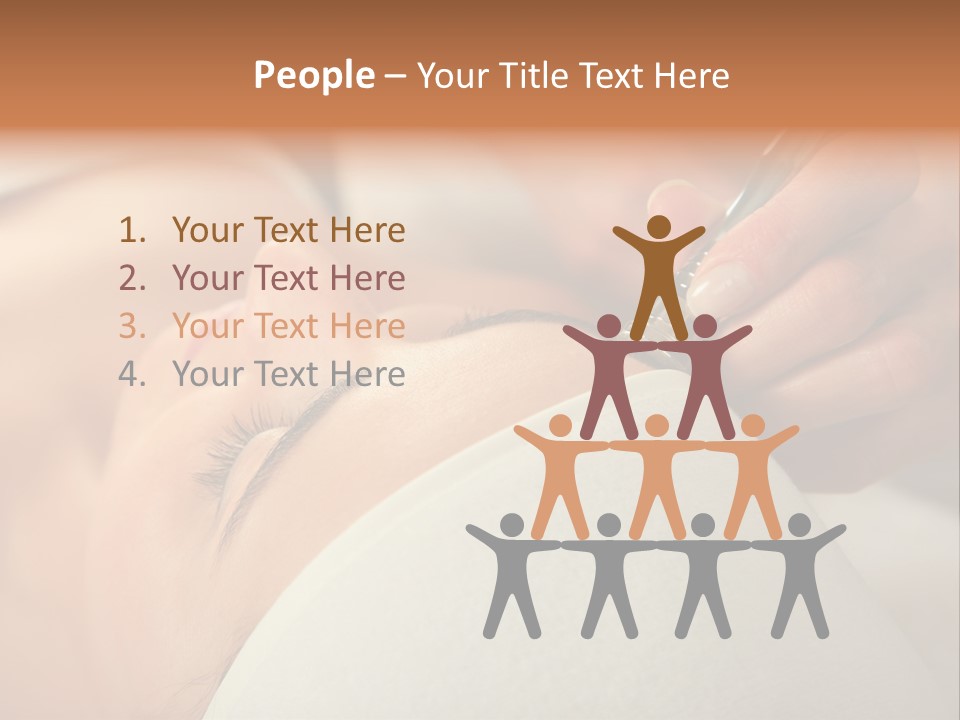 Pampering Female Beautician PowerPoint Template