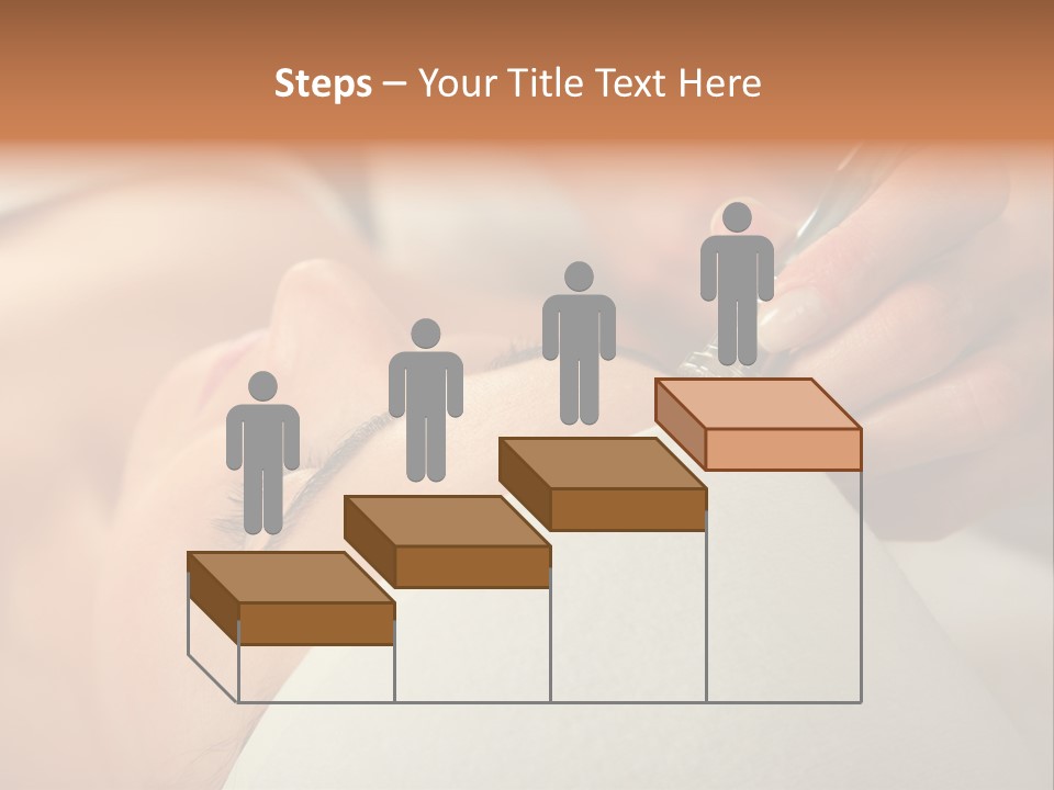 Pampering Female Beautician PowerPoint Template