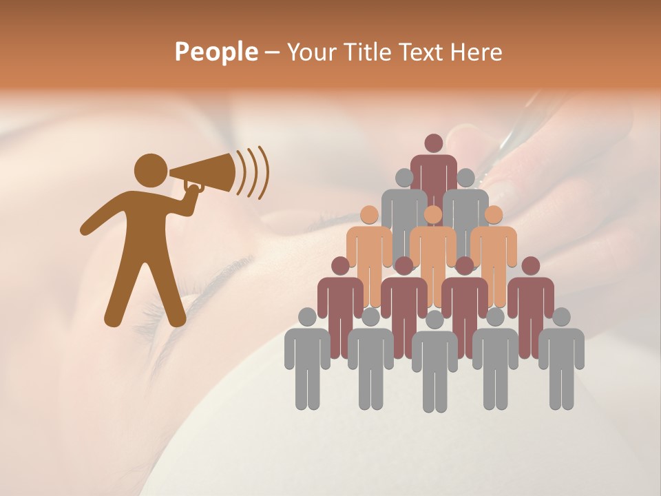 Pampering Female Beautician PowerPoint Template