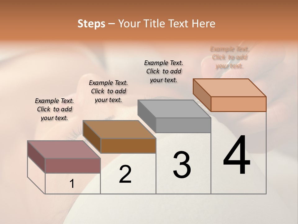 Pampering Female Beautician PowerPoint Template