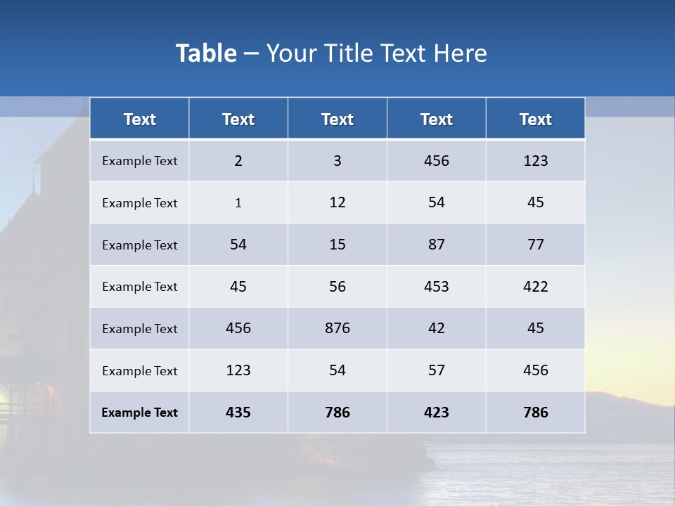 Night Chateau Fortress PowerPoint Template