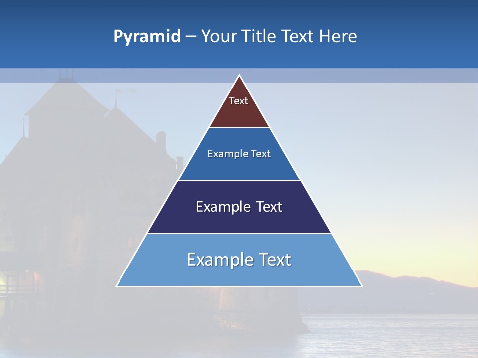 Night Chateau Fortress PowerPoint Template