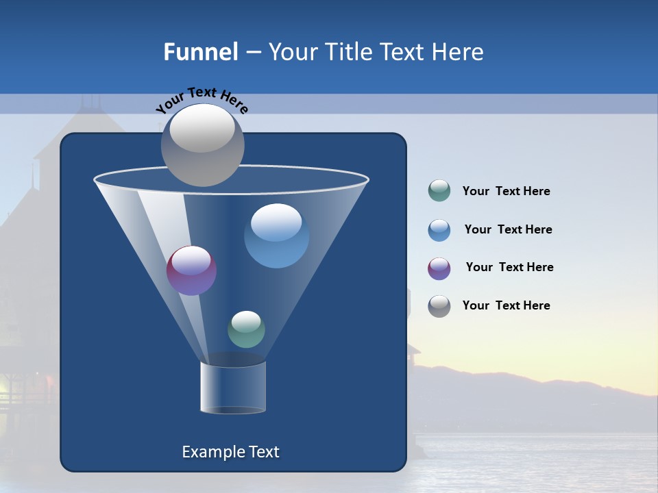 Night Chateau Fortress PowerPoint Template