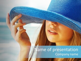 Beautiful Sea Glamour PowerPoint Template