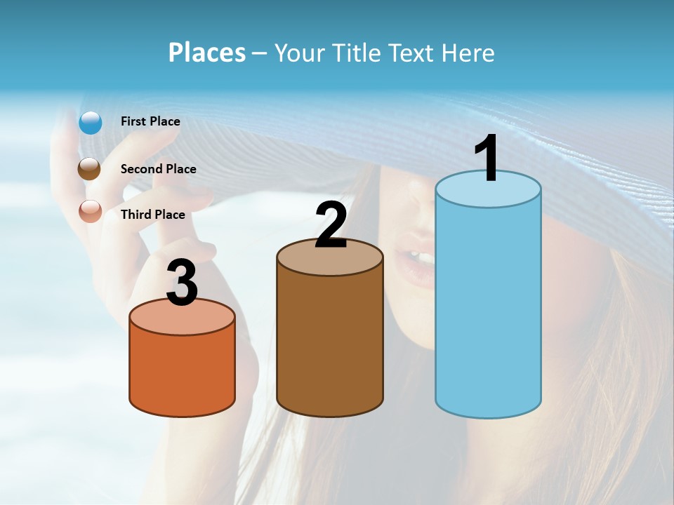 Beautiful Sea Glamour PowerPoint Template