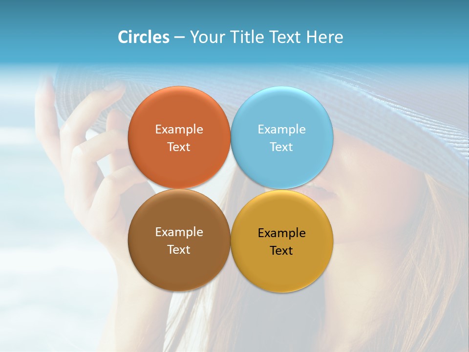 Beautiful Sea Glamour PowerPoint Template