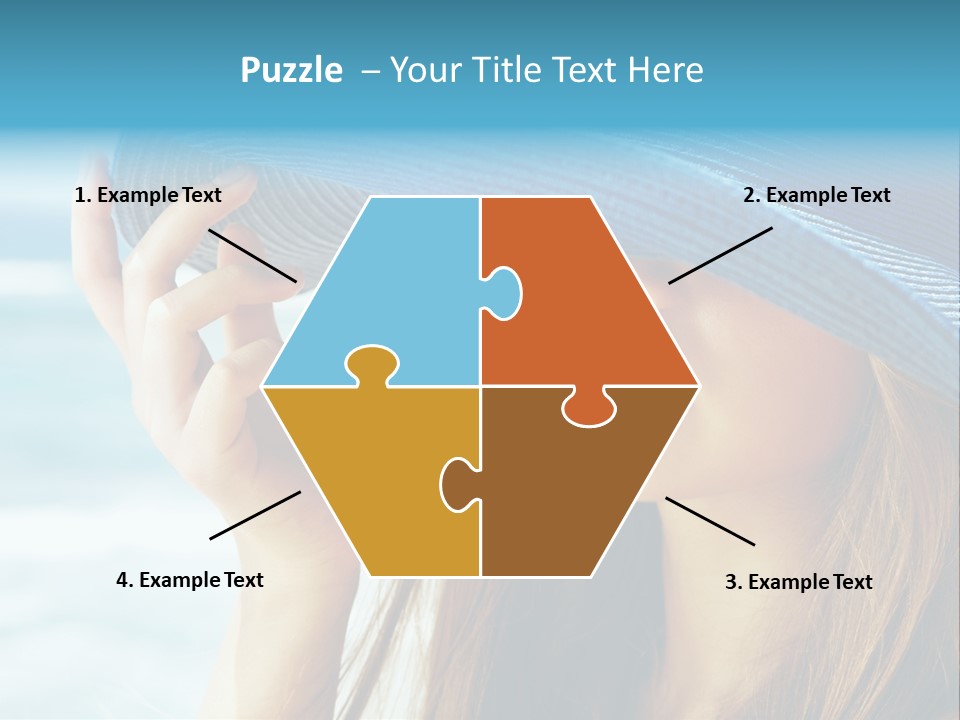 Beautiful Sea Glamour PowerPoint Template