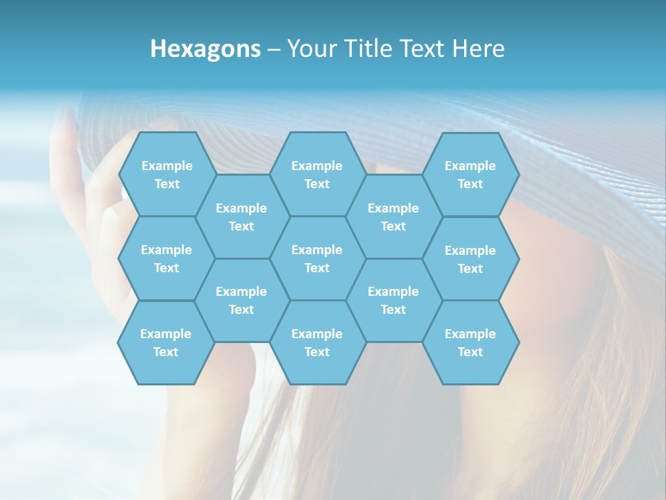 Beautiful Sea Glamour PowerPoint Template