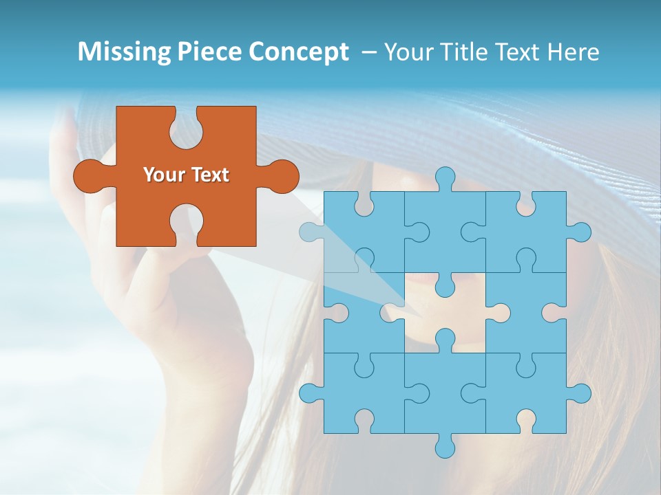 Beautiful Sea Glamour PowerPoint Template