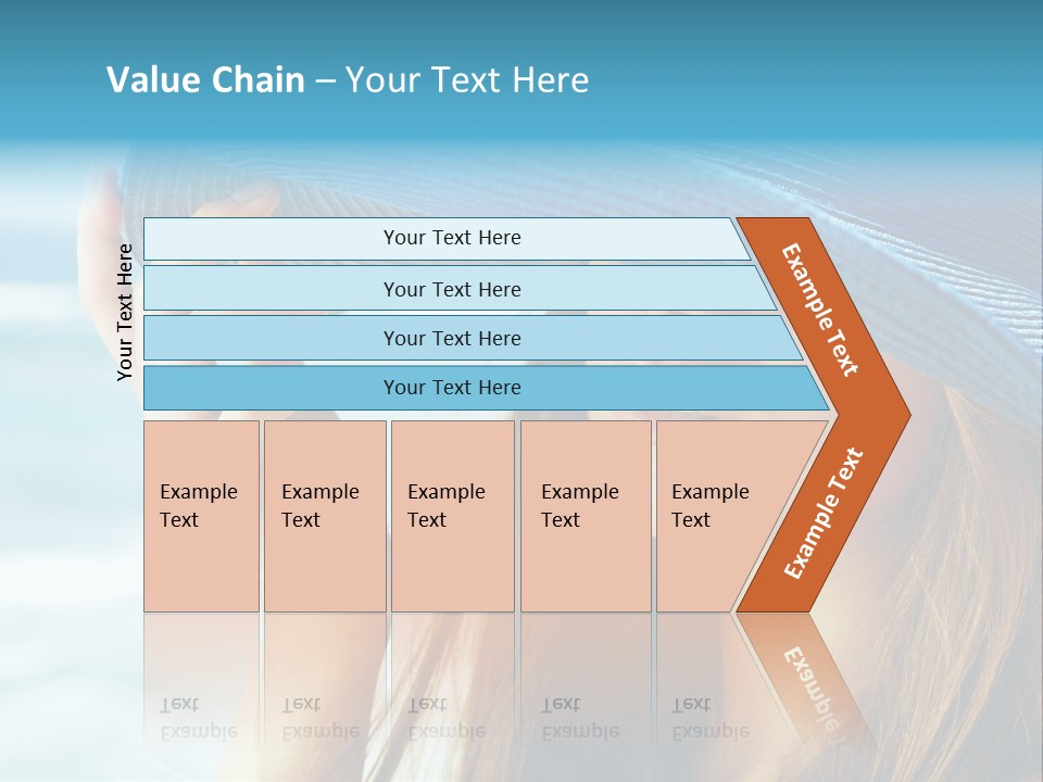 Beautiful Sea Glamour PowerPoint Template