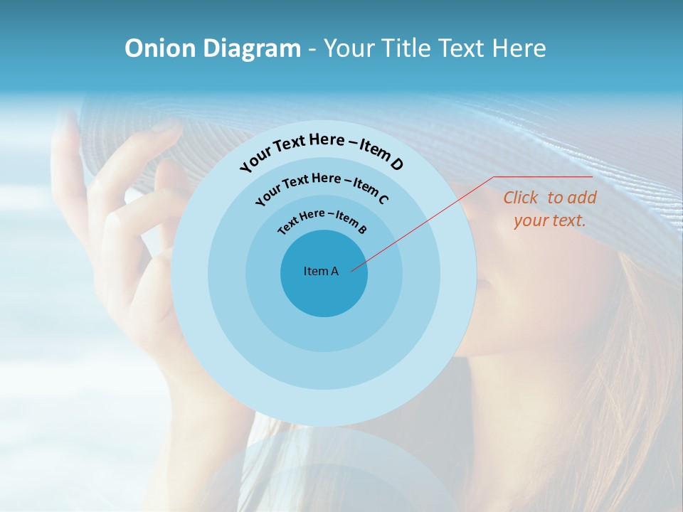 Beautiful Sea Glamour PowerPoint Template