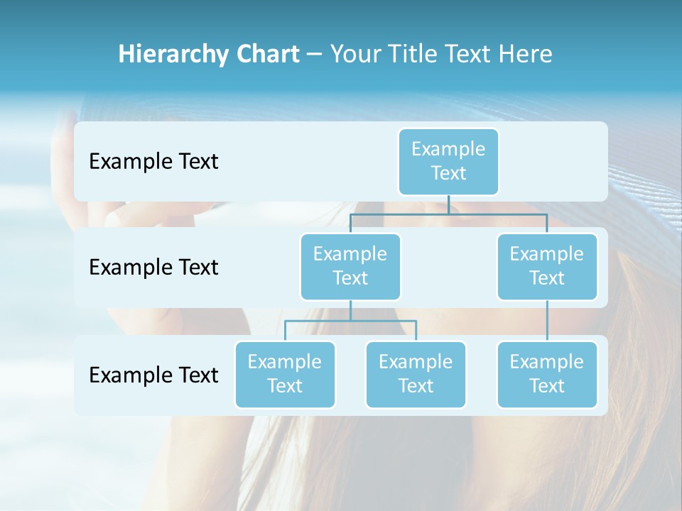 Beautiful Sea Glamour PowerPoint Template