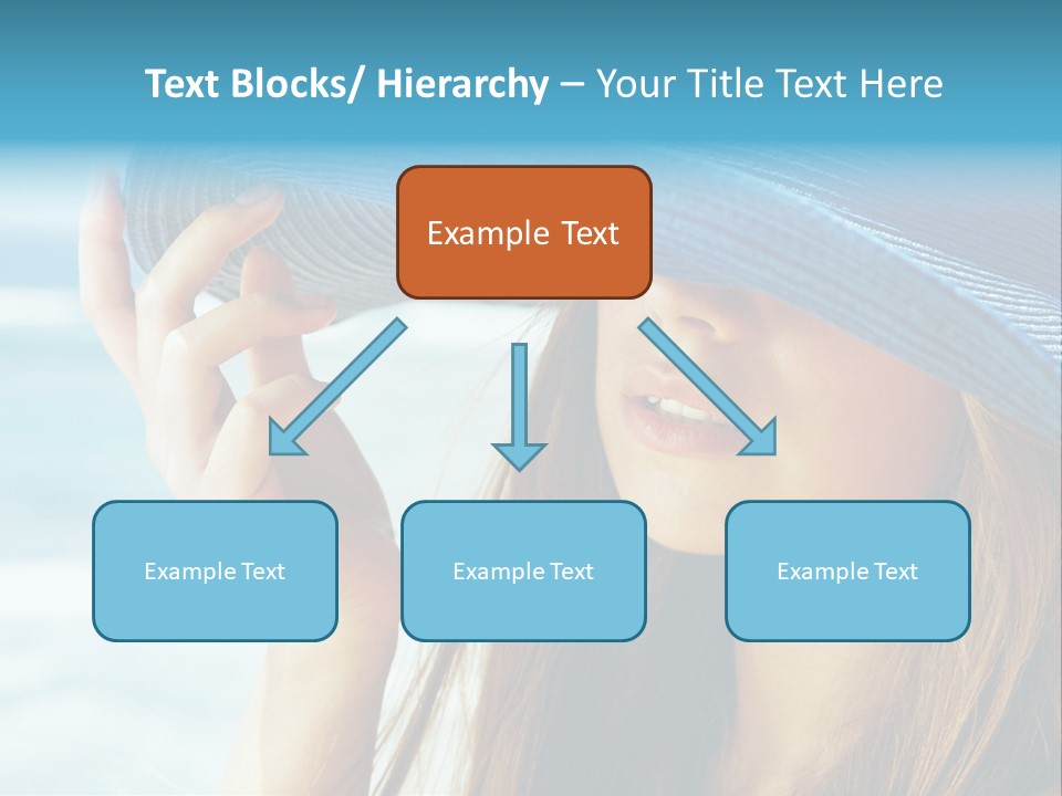 Beautiful Sea Glamour PowerPoint Template