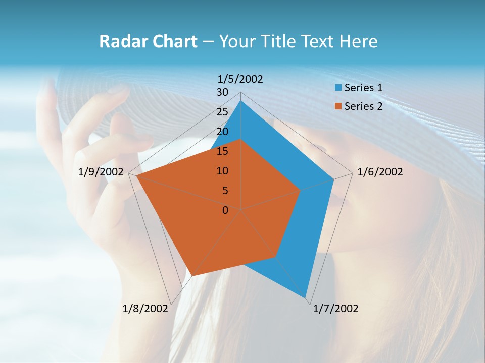 Beautiful Sea Glamour PowerPoint Template