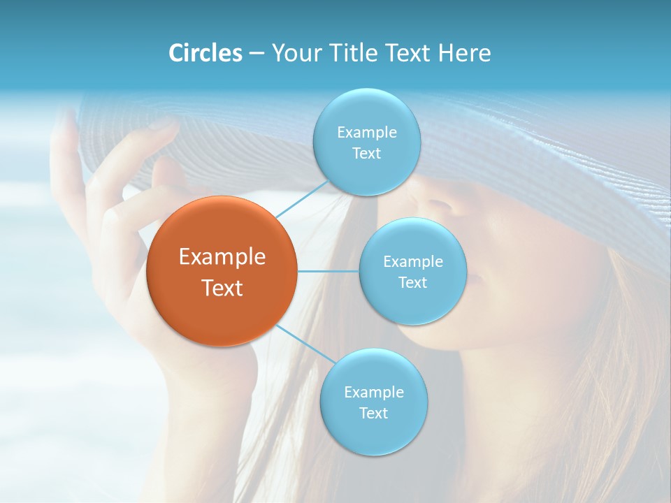 Beautiful Sea Glamour PowerPoint Template