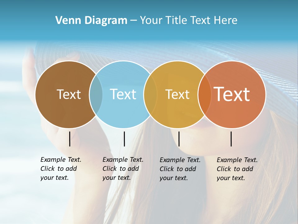 Beautiful Sea Glamour PowerPoint Template