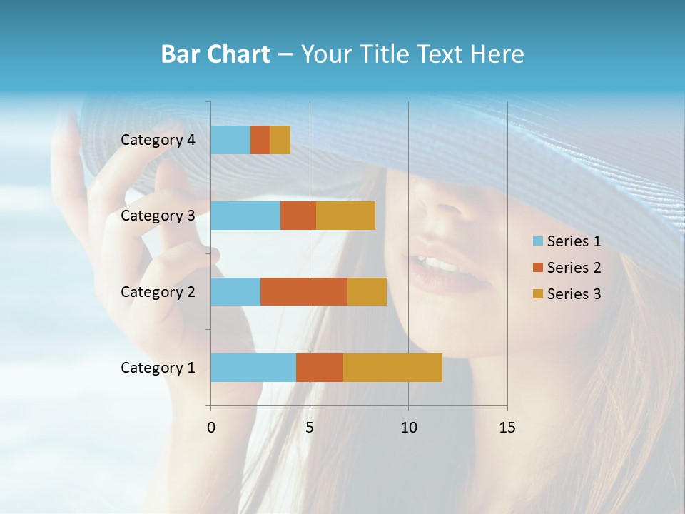 Beautiful Sea Glamour PowerPoint Template