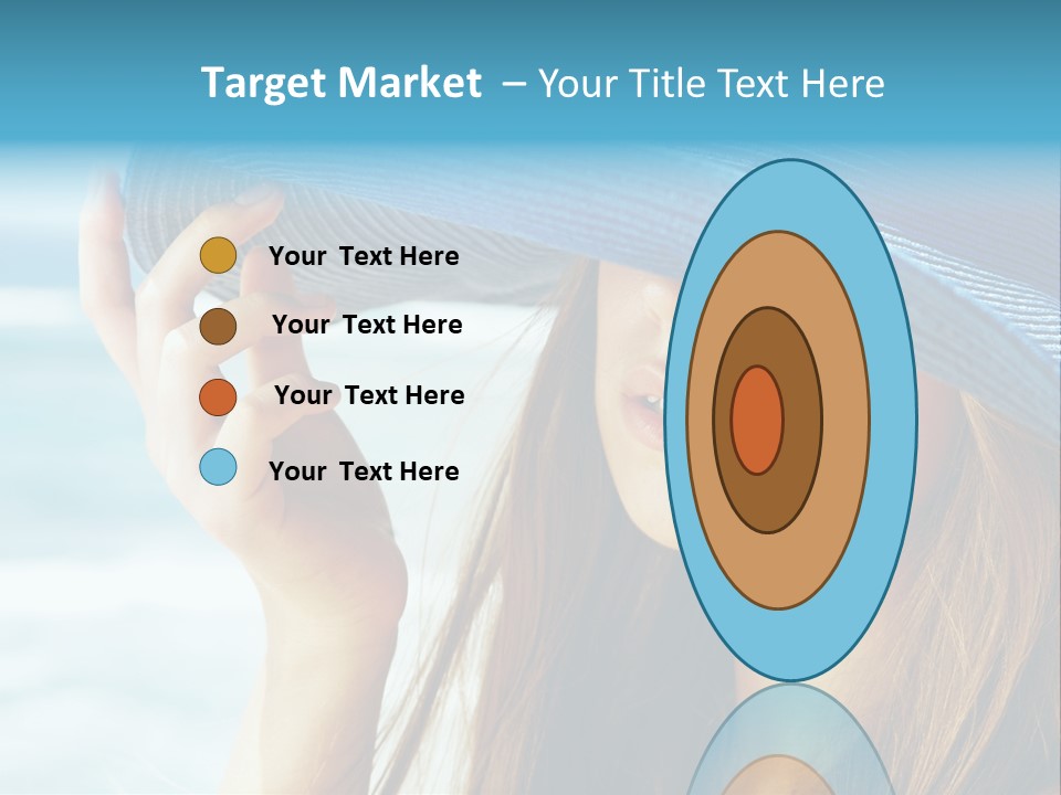 Beautiful Sea Glamour PowerPoint Template