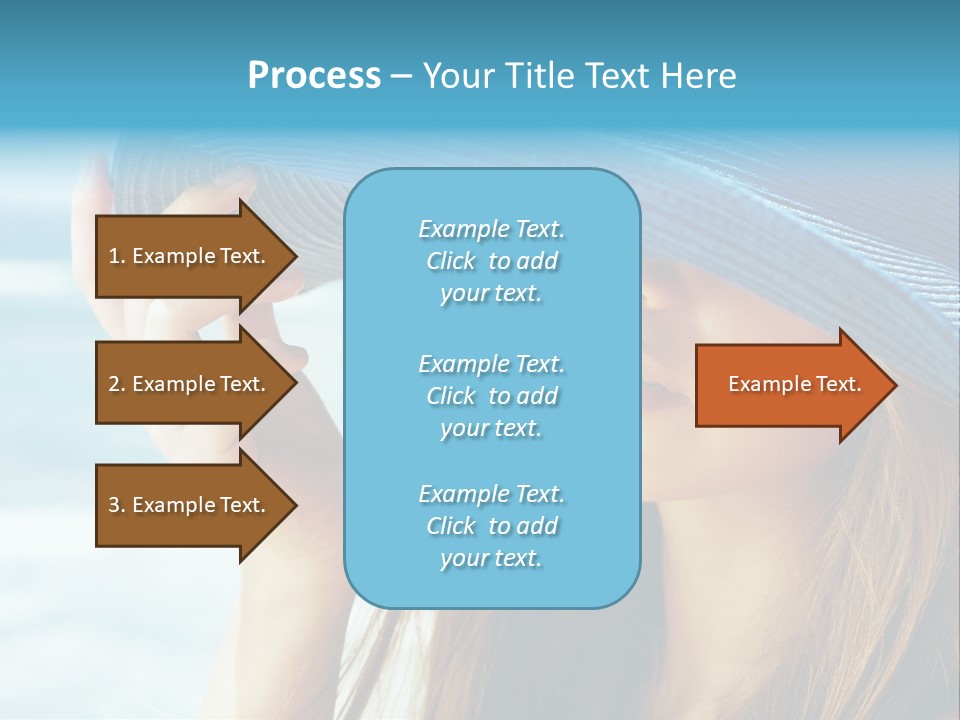 Beautiful Sea Glamour PowerPoint Template