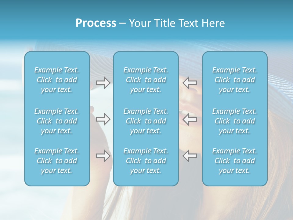 Beautiful Sea Glamour PowerPoint Template