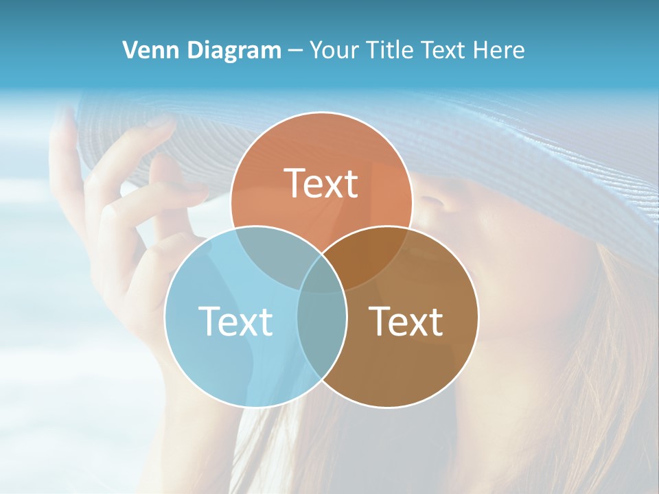 Beautiful Sea Glamour PowerPoint Template