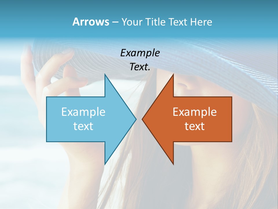 Beautiful Sea Glamour PowerPoint Template