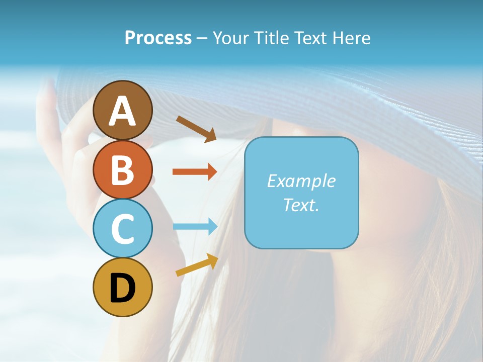 Beautiful Sea Glamour PowerPoint Template