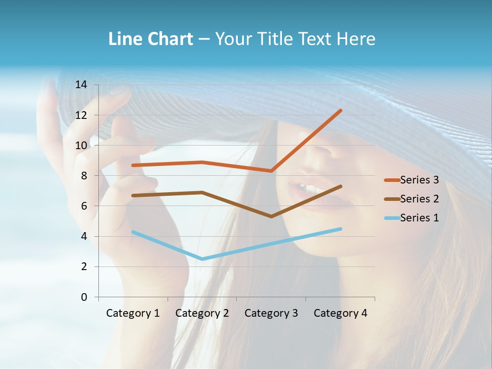 Beautiful Sea Glamour PowerPoint Template