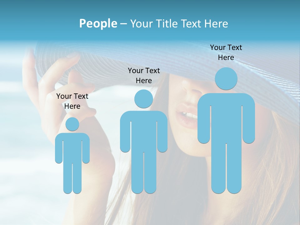 Beautiful Sea Glamour PowerPoint Template