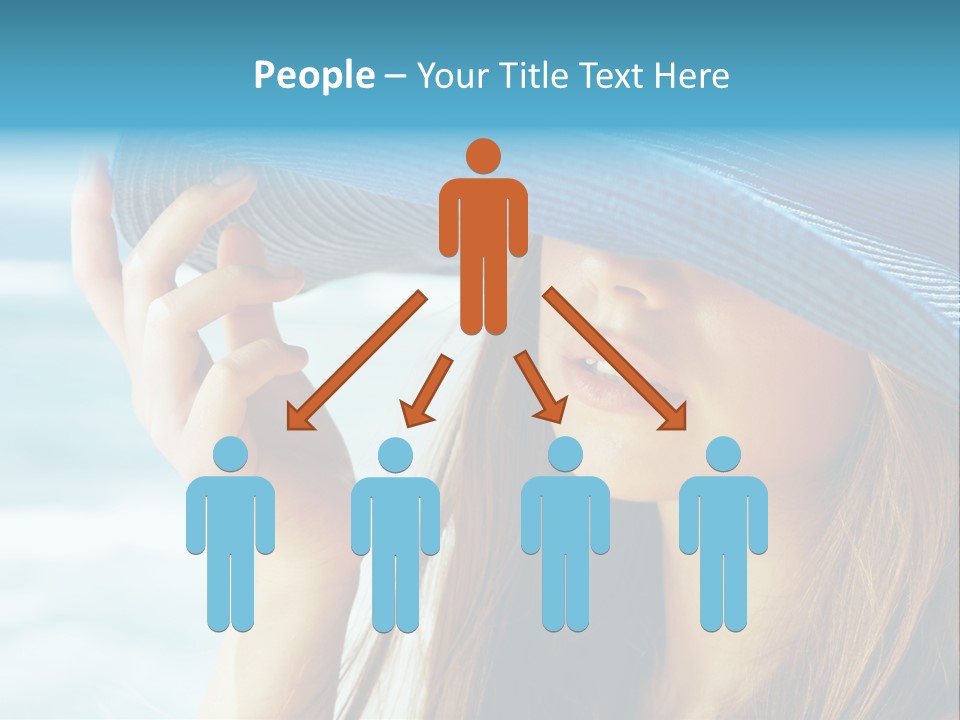 Beautiful Sea Glamour PowerPoint Template