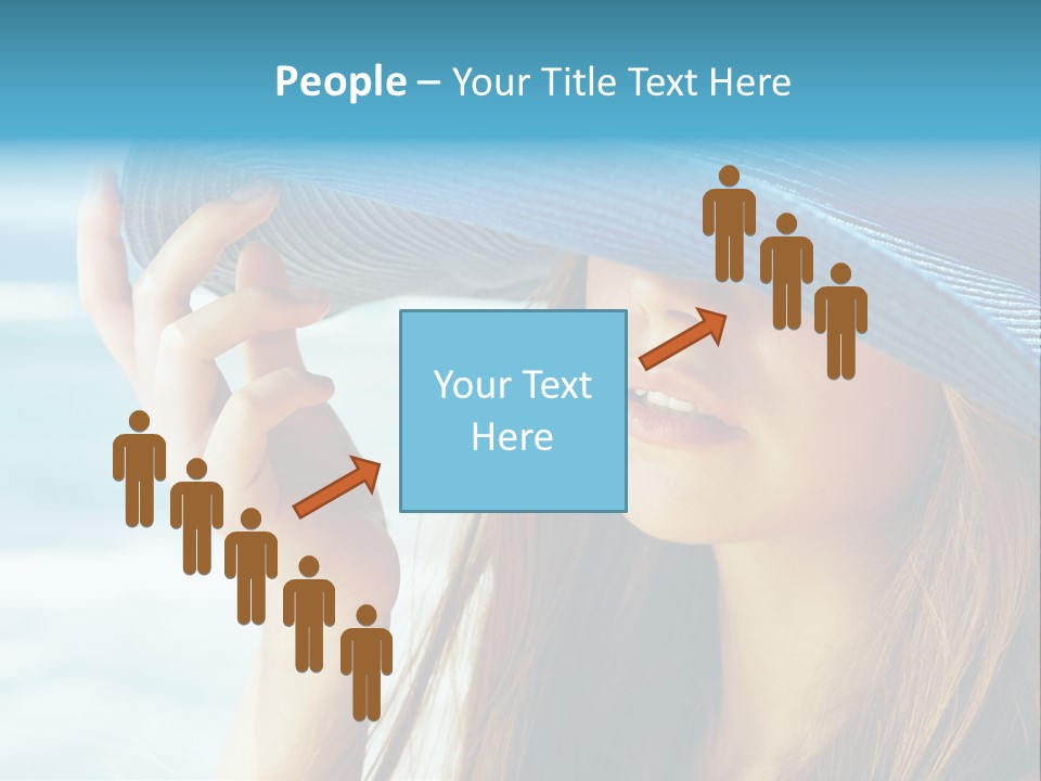 Beautiful Sea Glamour PowerPoint Template