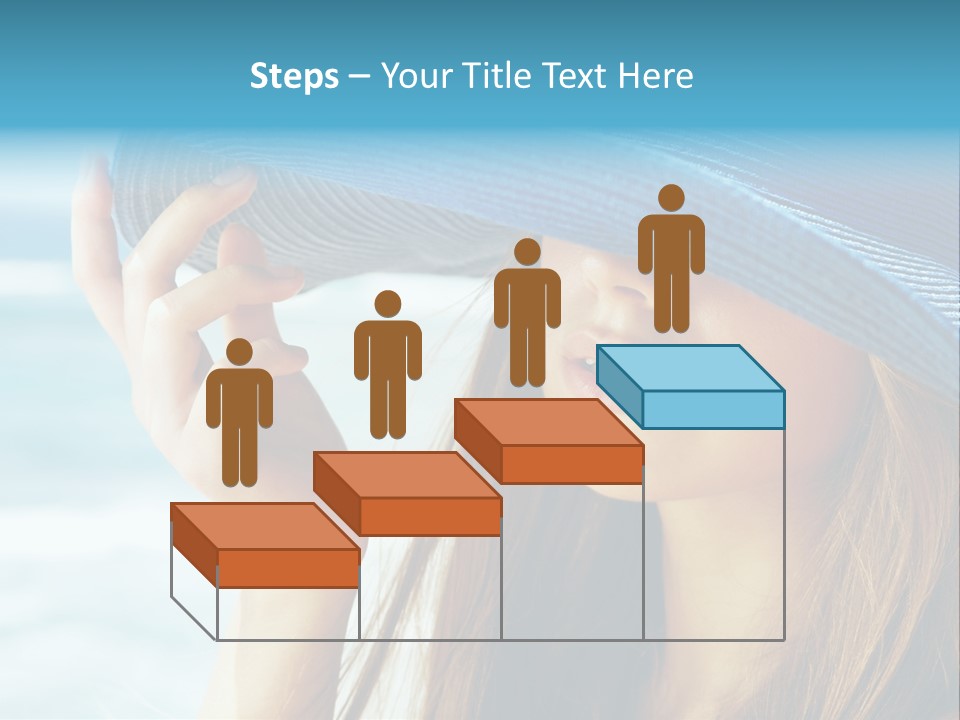 Beautiful Sea Glamour PowerPoint Template