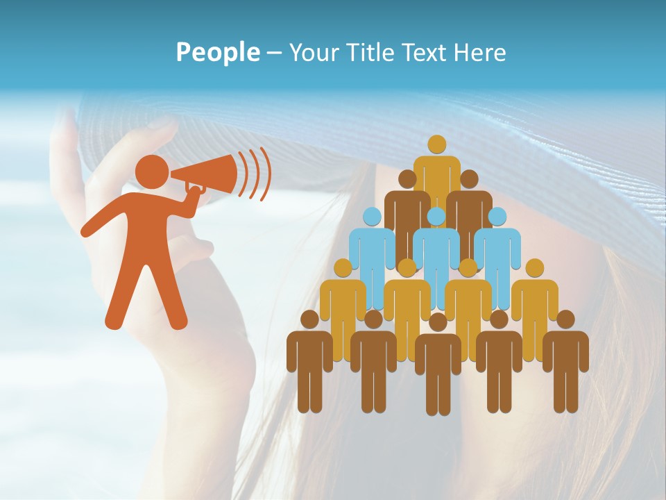 Beautiful Sea Glamour PowerPoint Template