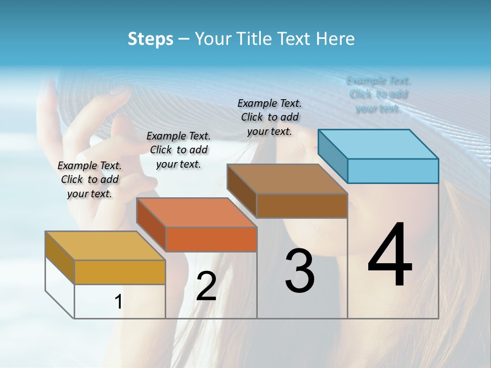 Beautiful Sea Glamour PowerPoint Template