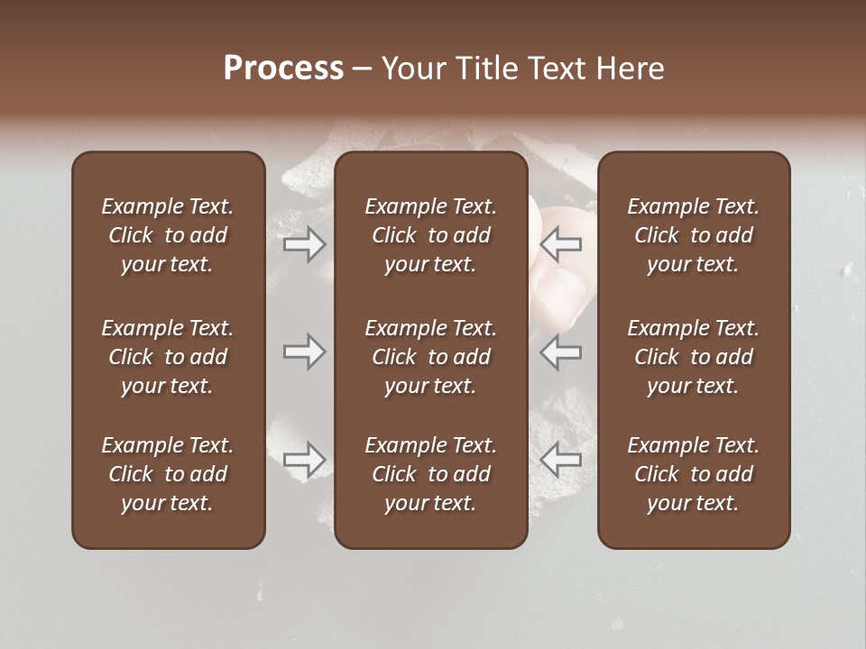 Thumb Knocking Strength PowerPoint Template