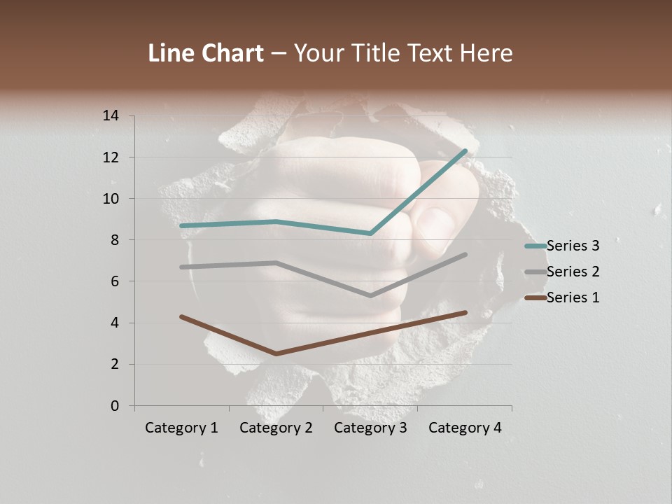 Thumb Knocking Strength PowerPoint Template
