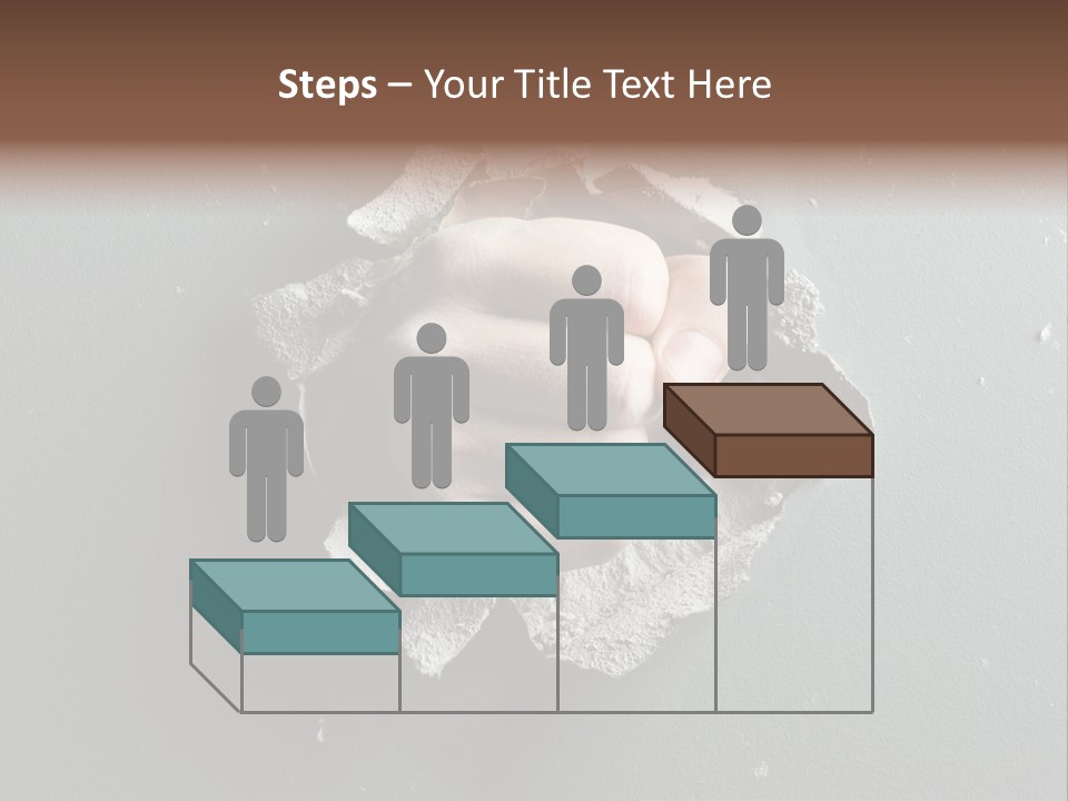 Thumb Knocking Strength PowerPoint Template