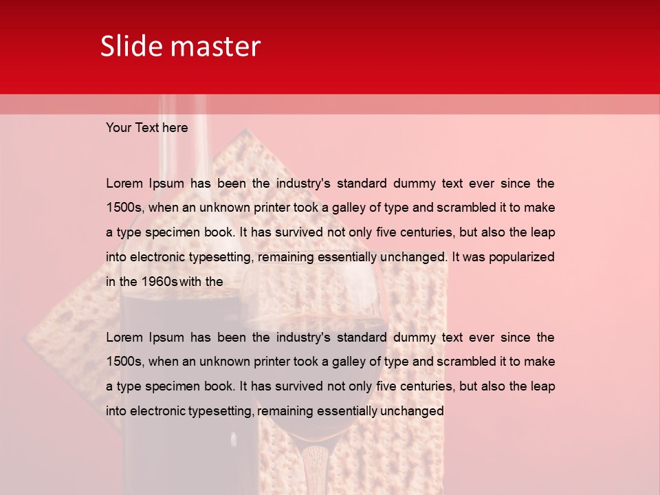 Copy Space Texture Culture PowerPoint Template