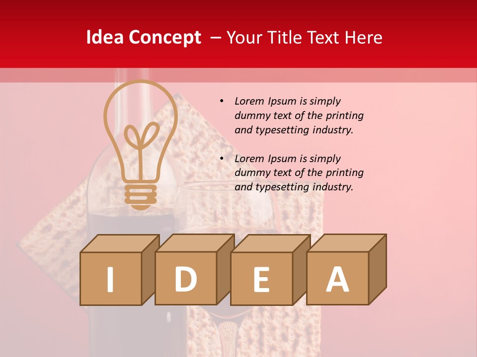 Copy Space Texture Culture PowerPoint Template