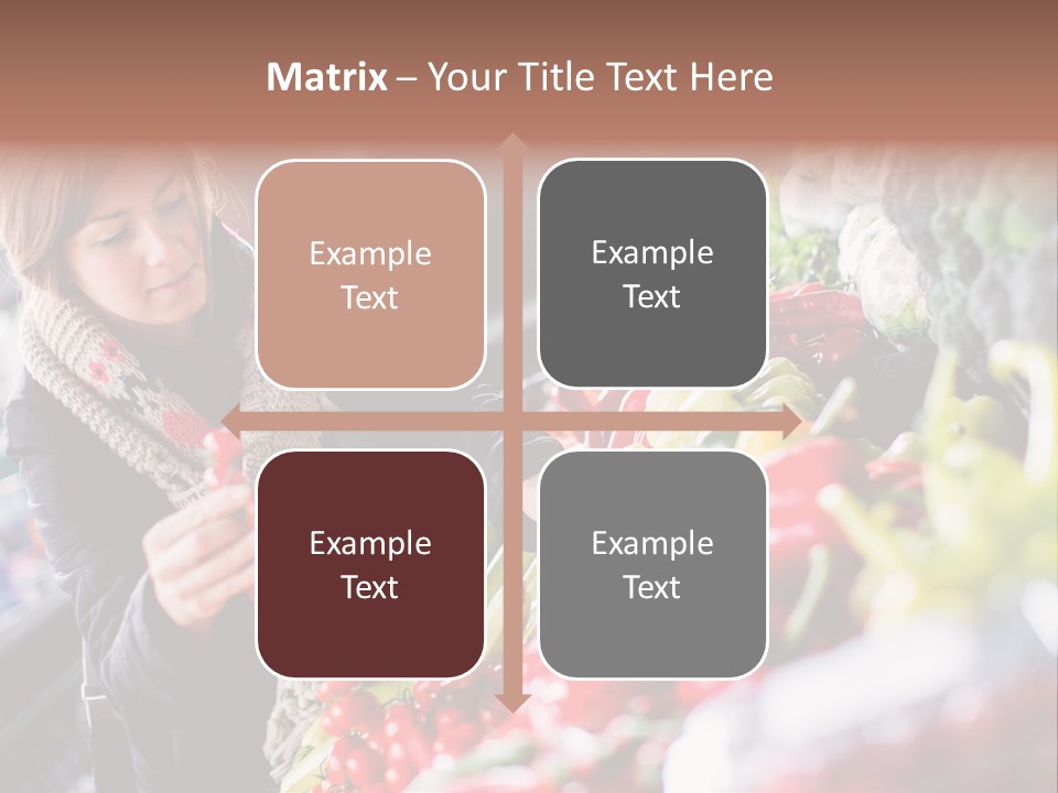 Market Nutrition Variety PowerPoint Template