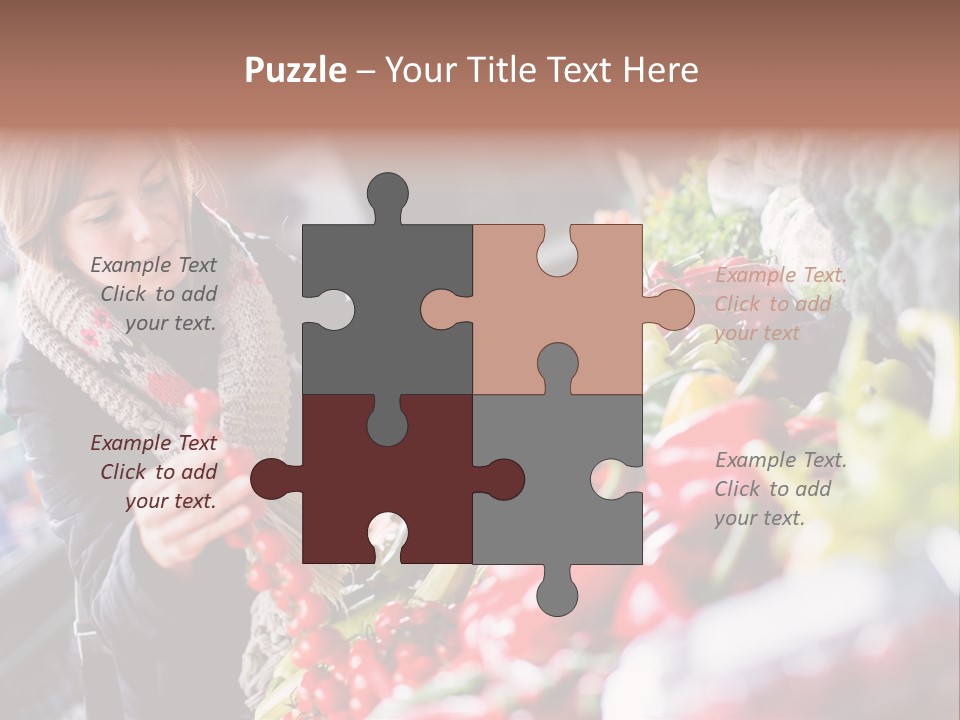 Market Nutrition Variety PowerPoint Template
