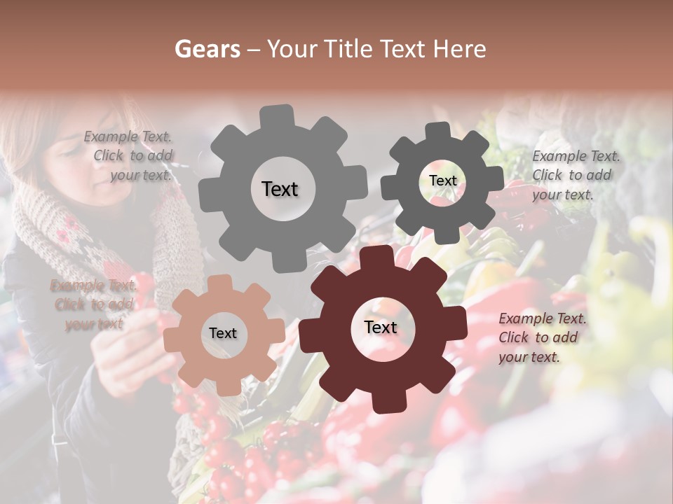 Market Nutrition Variety PowerPoint Template