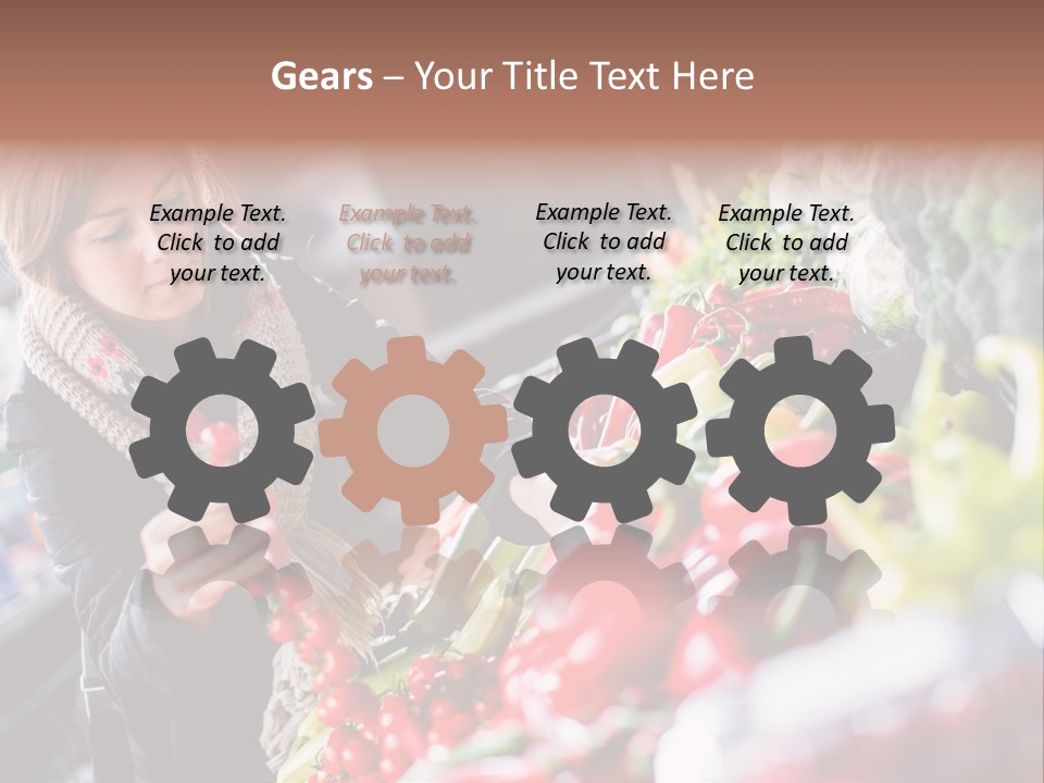 Market Nutrition Variety PowerPoint Template