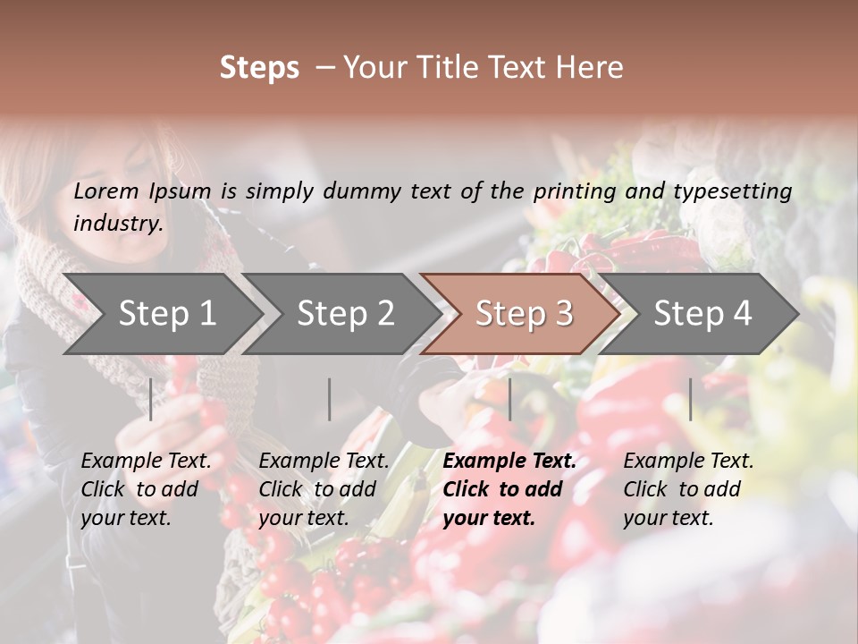 Market Nutrition Variety PowerPoint Template