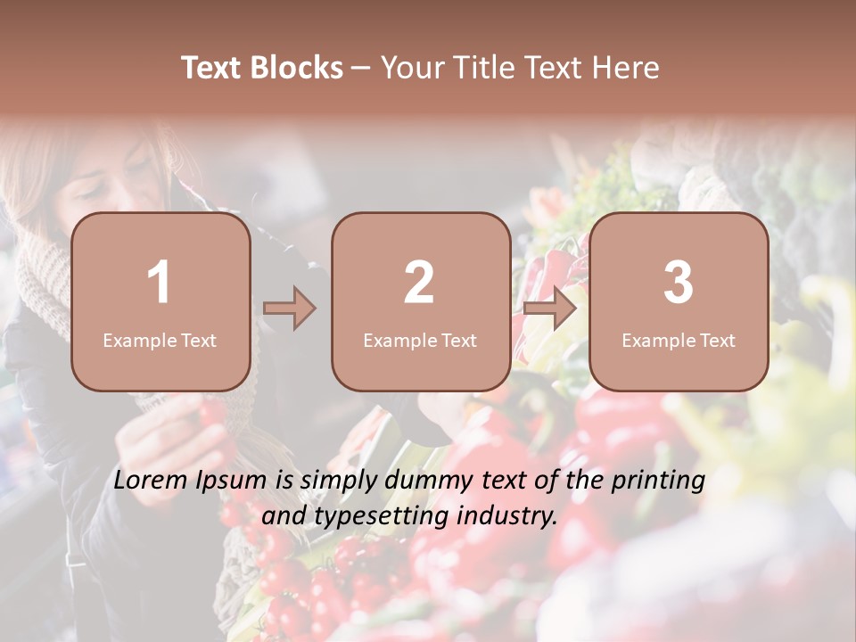Market Nutrition Variety PowerPoint Template