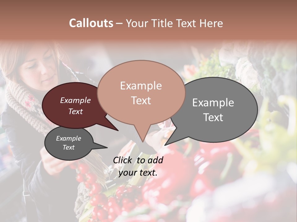 Market Nutrition Variety PowerPoint Template